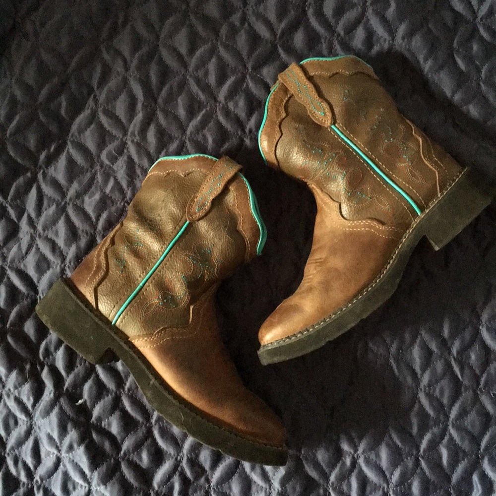 Justin gypsy brown leather boots